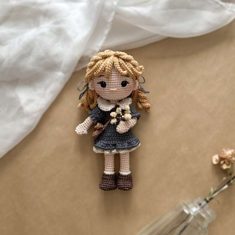 amigurumi crochet doll ginny cute